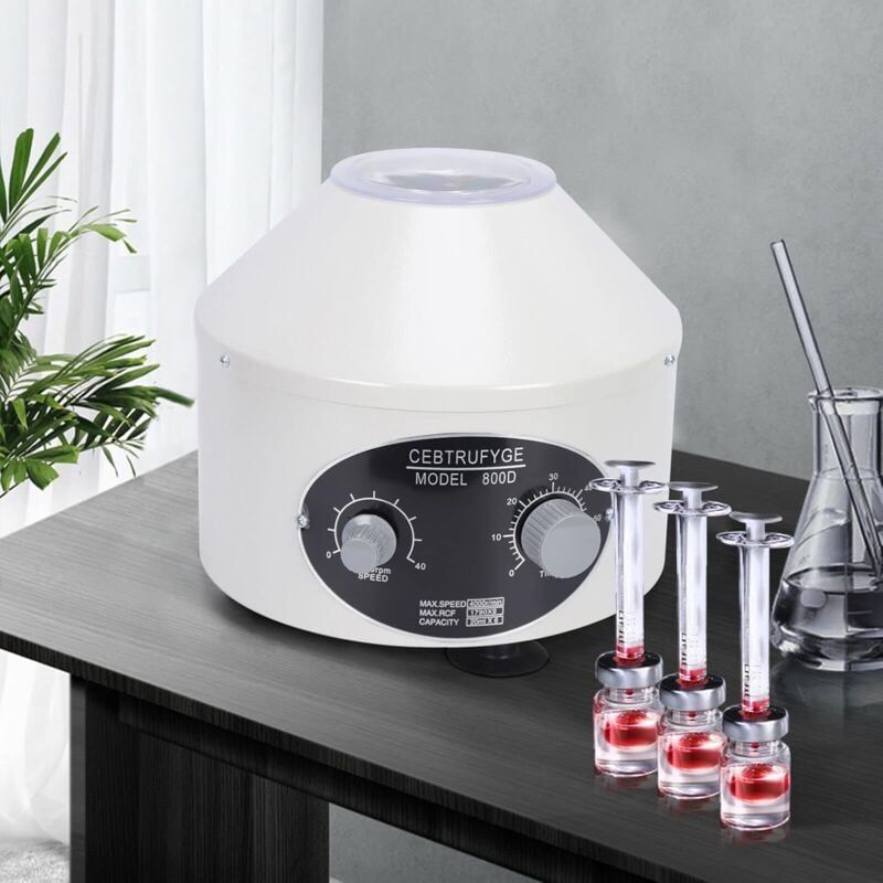 foto del prodotto gojoy piccola centrifuga elettrica da tavolo, 4000 giri min, 6 x 20 ml, centrifuga da laboratorio, centrifuga da tavolo, centrifuga da laboratorio