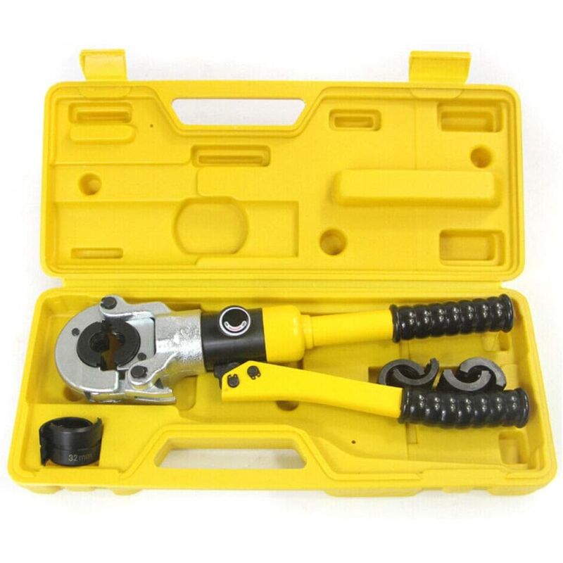 foto del prodotto gojoy pinza a pressione idraulica da 16 mm, 8t, th 16 32, ganasce a 360 , per tubi compositi e raccordi th, strumento di crimpatura idraulico