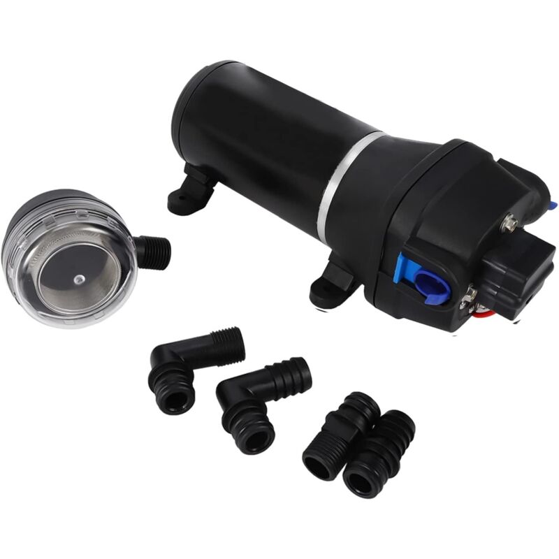 foto del prodotto gojoy pompa automatica dc da 12 v, pompa a pressione dell acqua, pompa a membrana da giardino, piccola pompa di alimentazione dell acqua, per