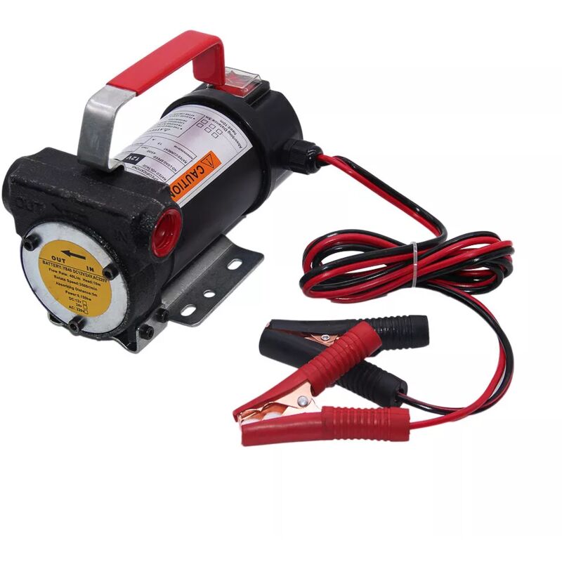 foto del prodotto gojoy pompa diesel elettrica pompa olio autoadescante pompa a botte 40l min 12v 175w pompa