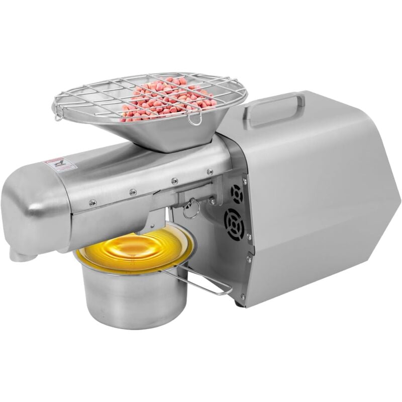 foto del prodotto gojoy pressa olio, estrattore di olio per semi, pressa olio in acciaio inox, 1800 w, argento, temperatura regolabile per uso domestico e piccolo
