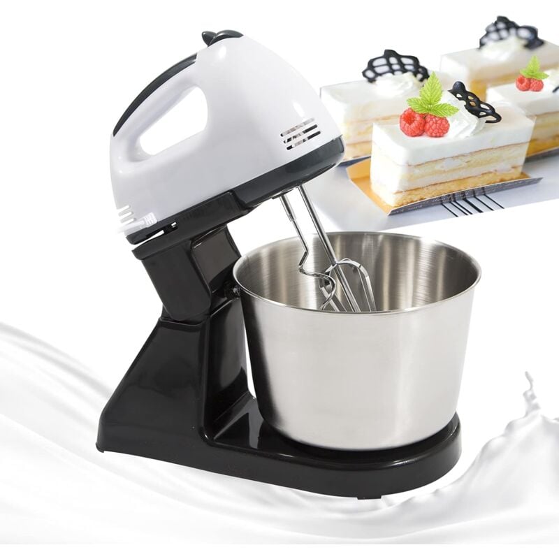 foto del prodotto gojoy robot da cucina knet uova impastatrice con ciotola in acciaio inox, frullatore 100 w, 1,7 l, frusta a 7 velocit regolabili, utensile da