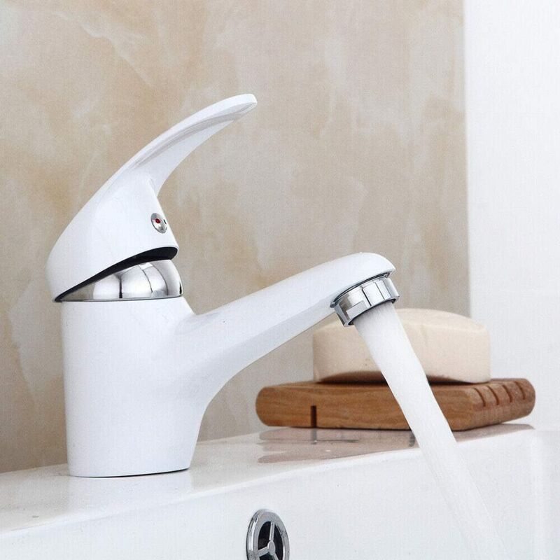 foto del prodotto gojoy rubinetto da bagno con miscelatore monoleva, rubinetti da cucina in ottone, stile retr , colore bianco