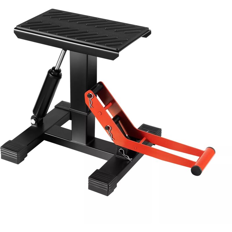 foto del prodotto gojoy sgabello di riparazione della piattaforma di sollevamento del motociclo, utilizzato per riparare motociclette fuoristrada, sgabello di