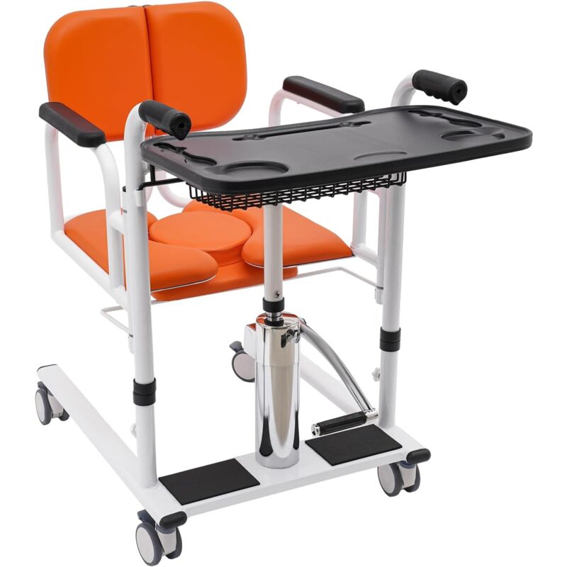 foto del prodotto gojoy sollevatore per pazienti a casa, con apertura a 180 , con cuscino rimovibile, portata 150 kg, altezza 41 65 cm , sedia a rotelle