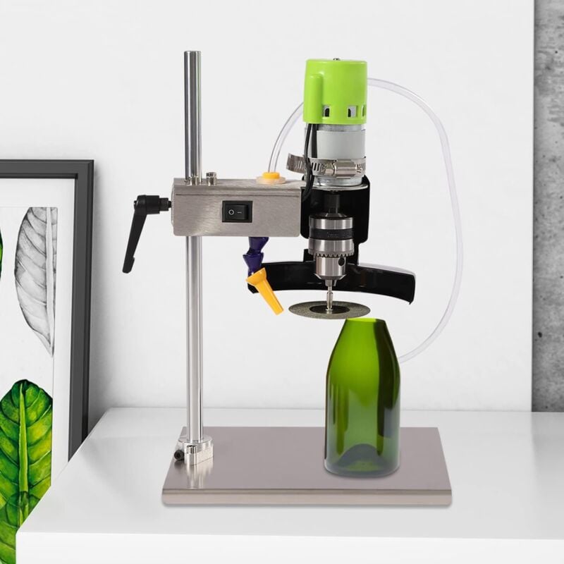 foto del prodotto gojoy tagliavetro per bottiglie, tagliabottiglie di vetro per tagliare bottiglie rotonde e ovali, tagliabottiglie e tagliavetro bundle