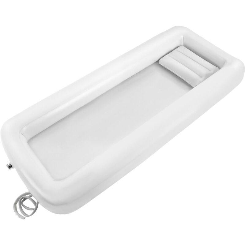 foto del prodotto gojoy vasca da bagno pieghevole gonfiabile vasca da bagno indipendente, set gonfiabile vasca da bagno in pvc per adulti, grande vasca da bagno