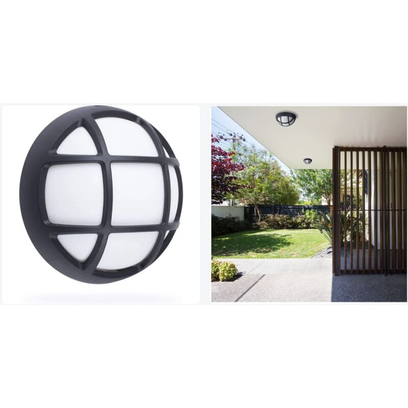 foto del prodotto gol 004 hb lampada da parete a led 4w per esterni 170mm in plastica smartwares