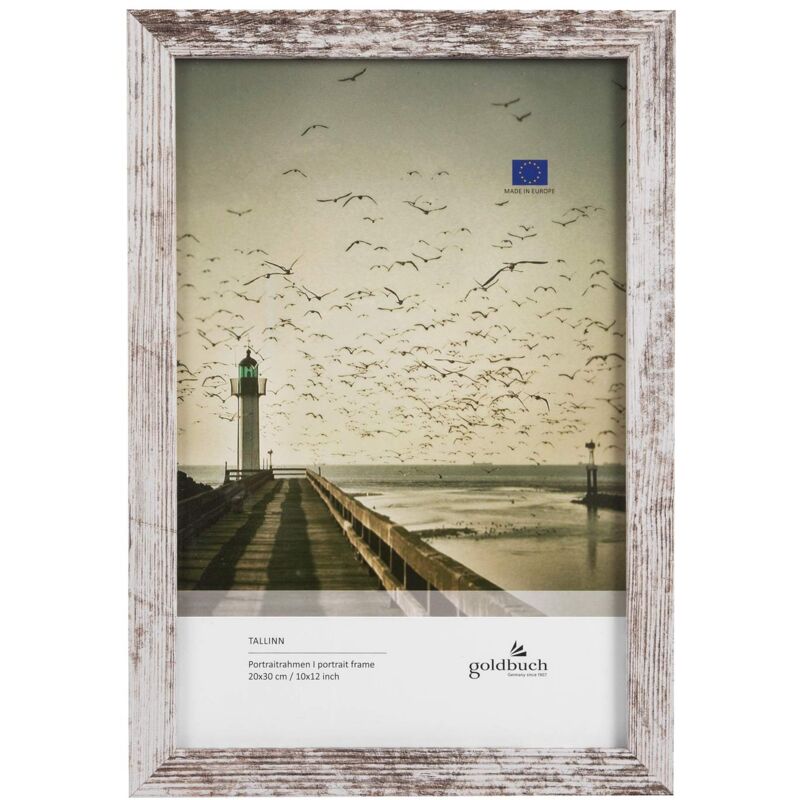 foto del prodotto goldbuch tallinn portafoto in legno, stile vintage, 20 x 30 cm, supporto da parete, singola cornice in mdf, per foto, 20x30 cm