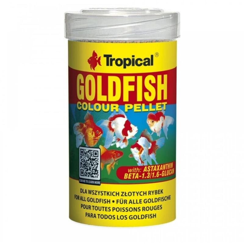 foto del prodotto goldfish colour pellet formato 100 ml tropical