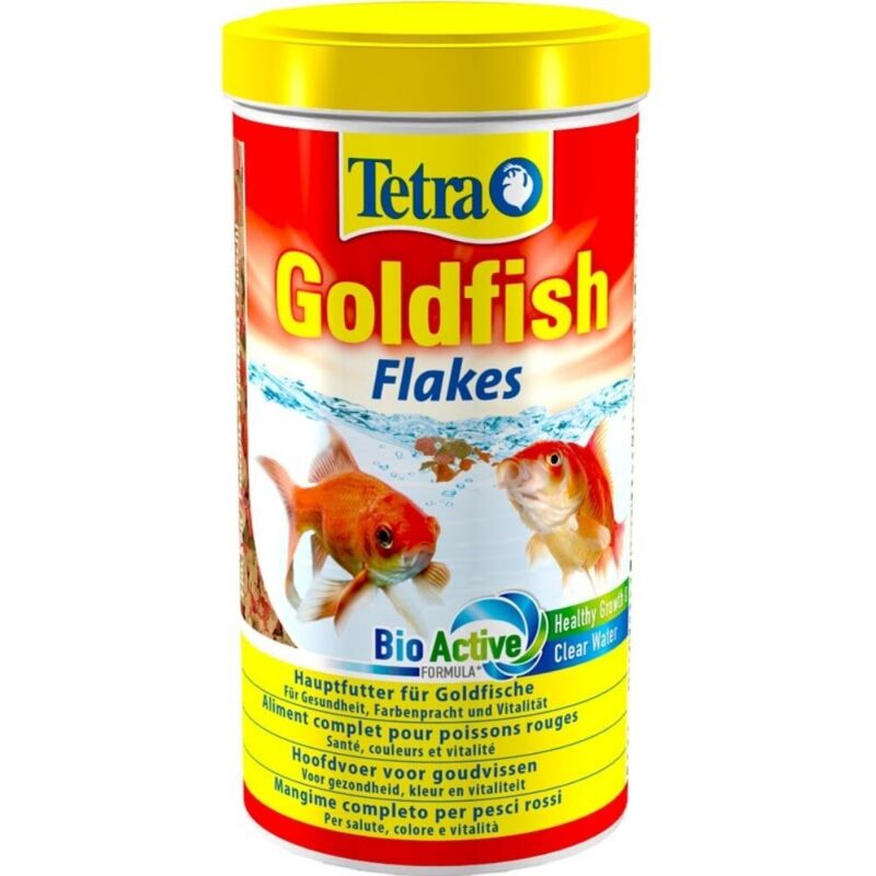 foto del prodotto goldfish flakes mangime di base per tutti i pesci rossi formato 1000 ml tetra