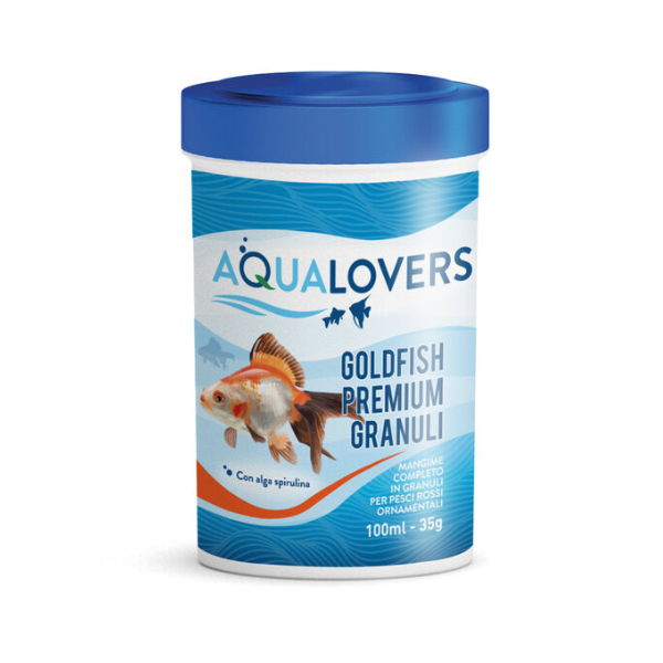 foto del prodotto goldfish premium aqualovers mangime completo in granuli per pesci rossi ornamentali 35 gr 1 ordine scegli lo sconto bzr5 bzr20 200 punti fedelt 