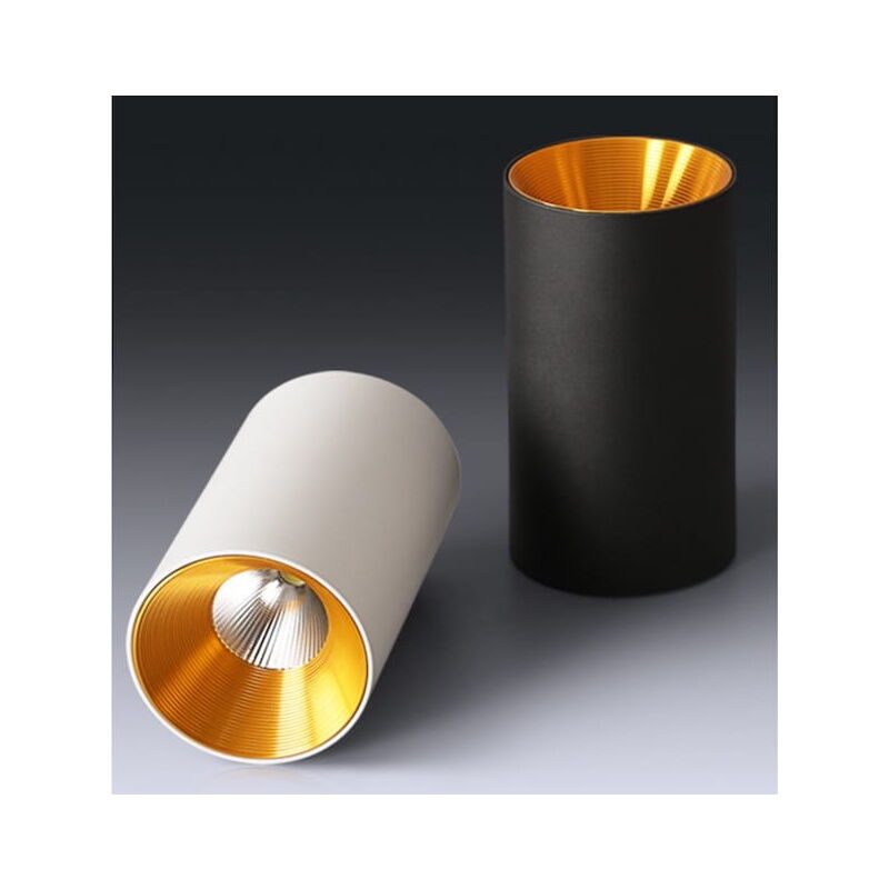 foto del prodotto goldspot 150mm faretto da soffitto in oro nero