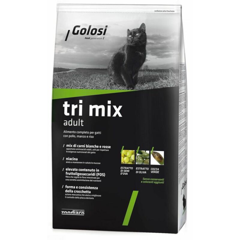 foto del prodotto golosi gatto 1,5 kg tri mix
