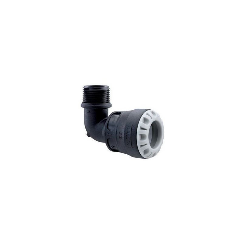 foto del prodotto gomito 90 filettato maschio uno 20 x 1 2 plass