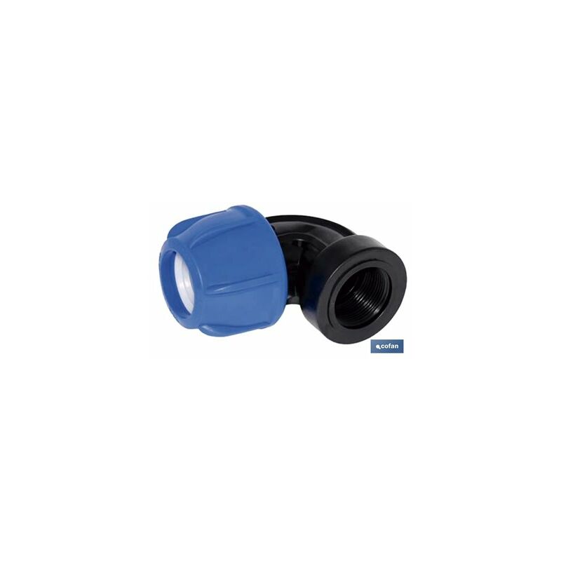 foto del prodotto gomito 90 filetto femmina pp pn16 32 x 3 4
