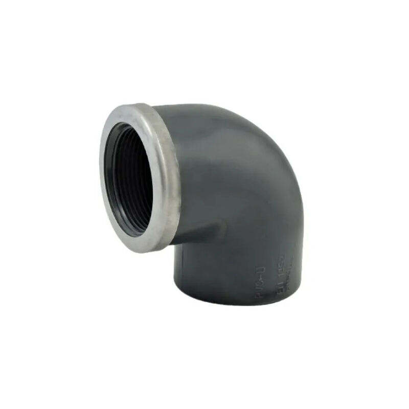 foto del prodotto gomito 90 pvc misto pressione 20x27 rinforzato, diametro 25 mm