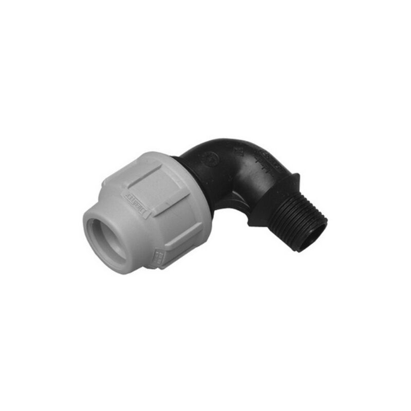 foto del prodotto gomito a 90 c derivazione maschio dianflex brand per polietilene 1 2 x 20 f brico faidf