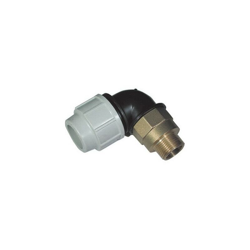 foto del prodotto gomito a 90 di transazione in ottone plasson 1 x 40 plass