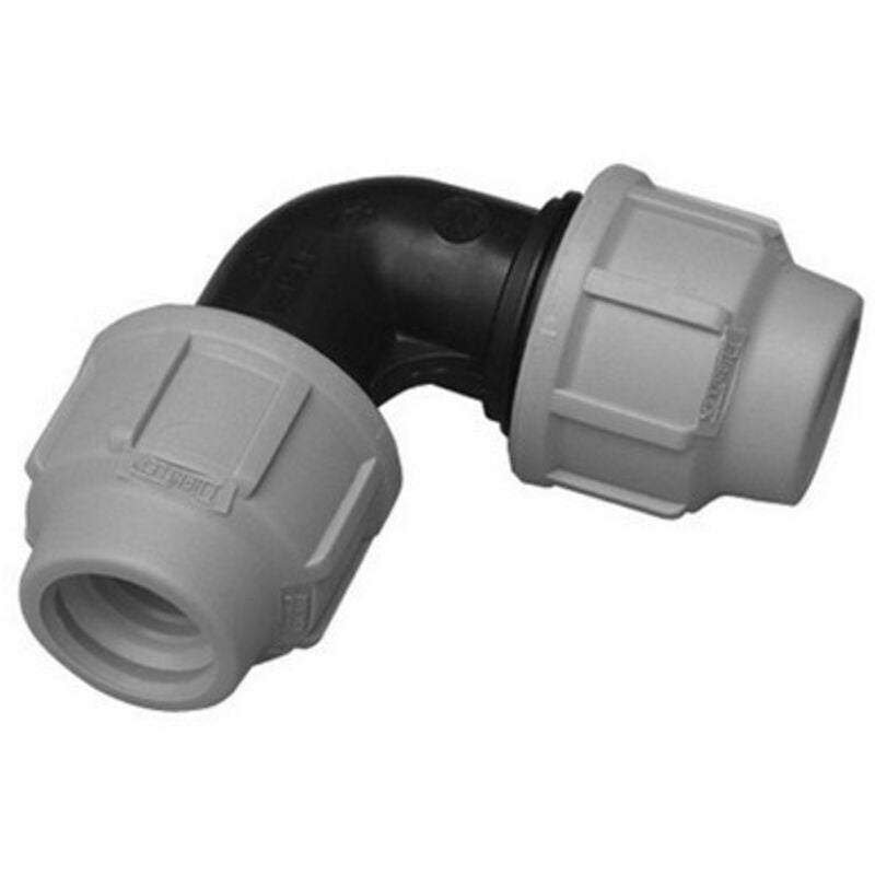 foto del prodotto gomito a 90 dianflex raccordo per polietilene diam. 20 -f-brico
