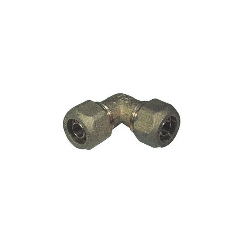 foto del prodotto gomito a 90 doppio per tubo cobra pex 18 x 18 tiemm