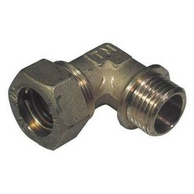 foto del prodotto gomito a 90 maschio conico o-ring per gas, idraulica, rame - varie misure 1 2'x16