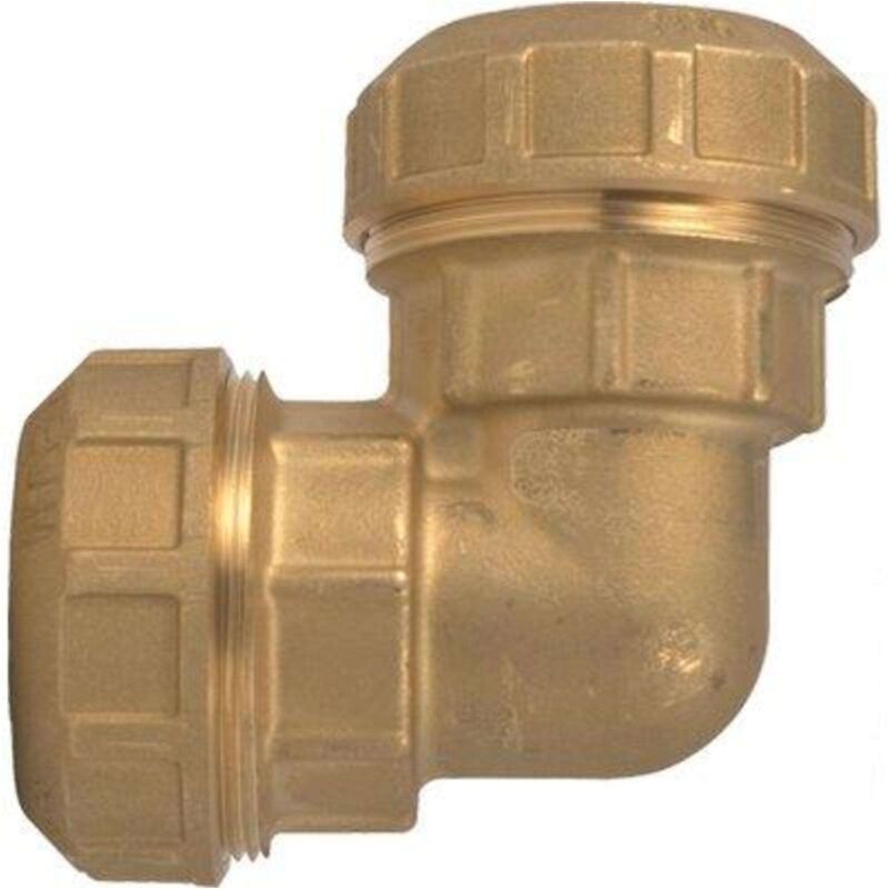 foto del prodotto gomito a compressione pn25 750 itap ottone mm 25x25 2 pezzi
