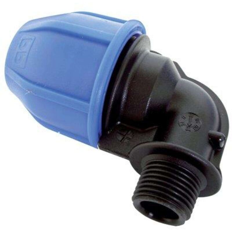 foto del prodotto gomito compressione filetto maschio pn16 mm 25x3 4m