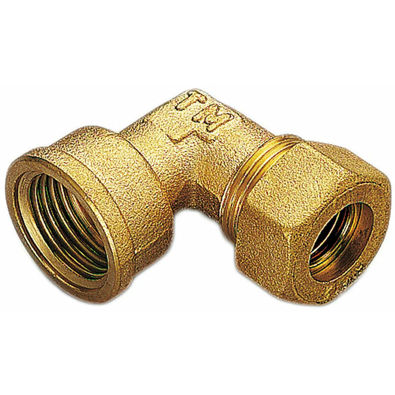 foto del prodotto gomito femmina 3 4 16 per rame con oring