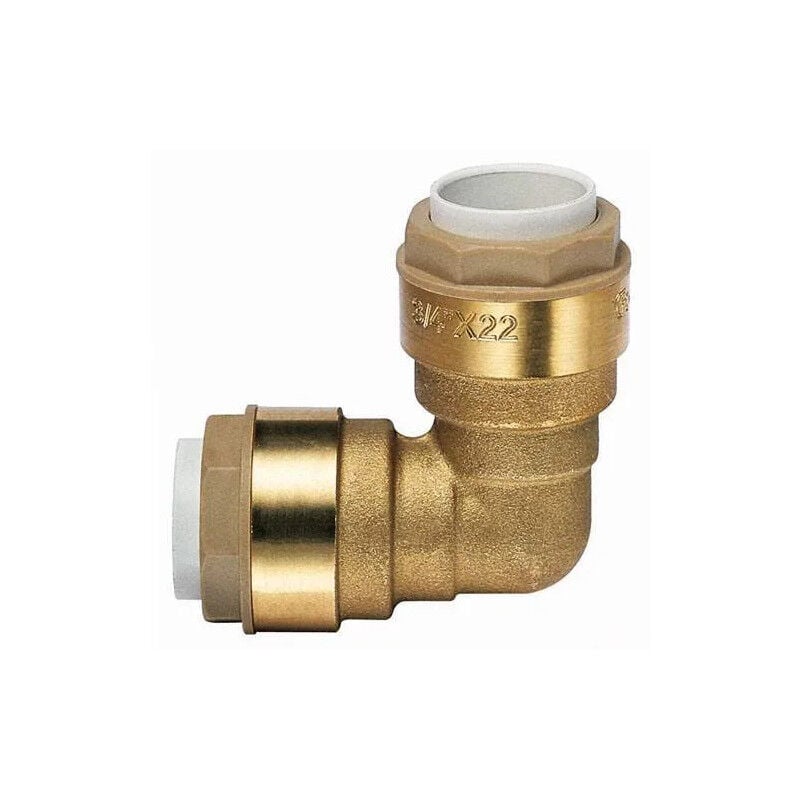 foto del prodotto gomito femmina uguale per giunto istantaneo push-it diametro 18mm