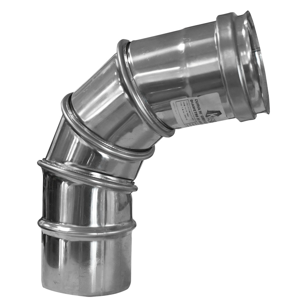 foto del prodotto gomito girevole 90 25 cm in acciaio inox