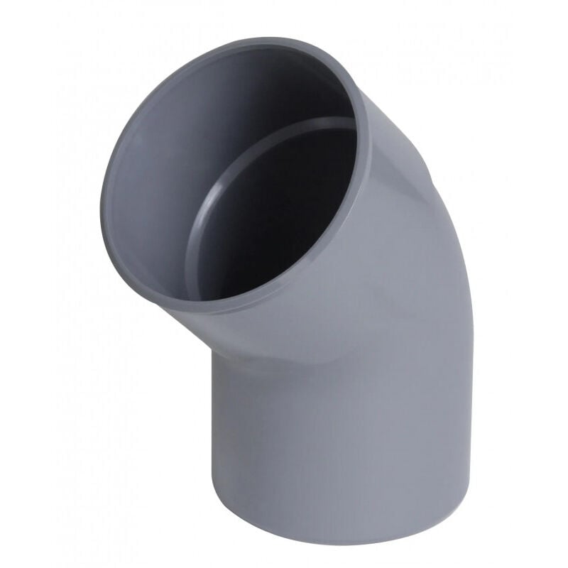 foto del prodotto gomito in pvc 45 mf 63