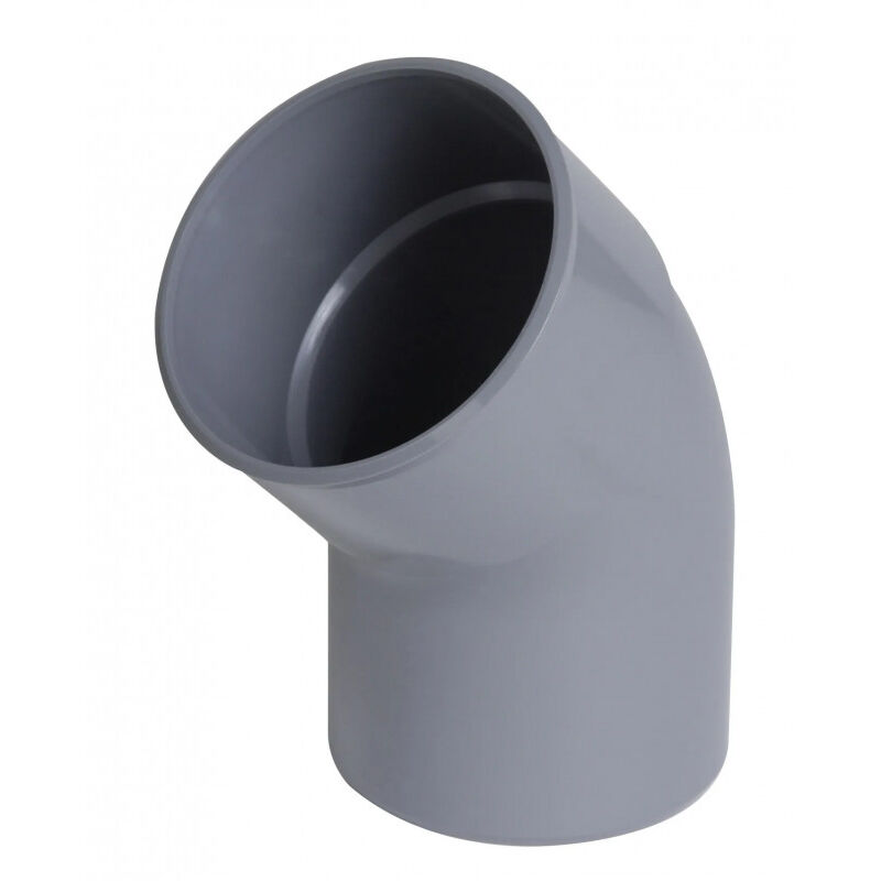foto del prodotto gomito in pvc 45 mf 75
