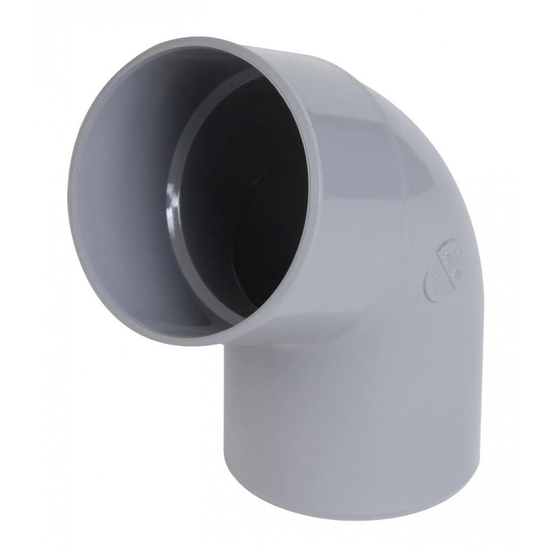 foto del prodotto gomito in pvc 67 30 mf 110