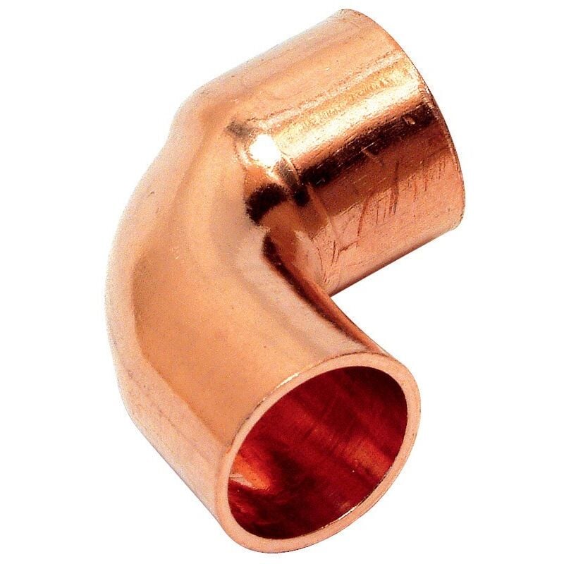 foto del prodotto gomito in rame pr 90 mf 16