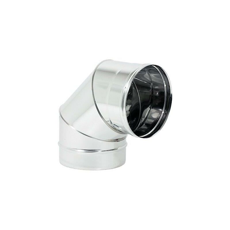 foto del prodotto gomito inox aisi 304 90 tubi cm 10