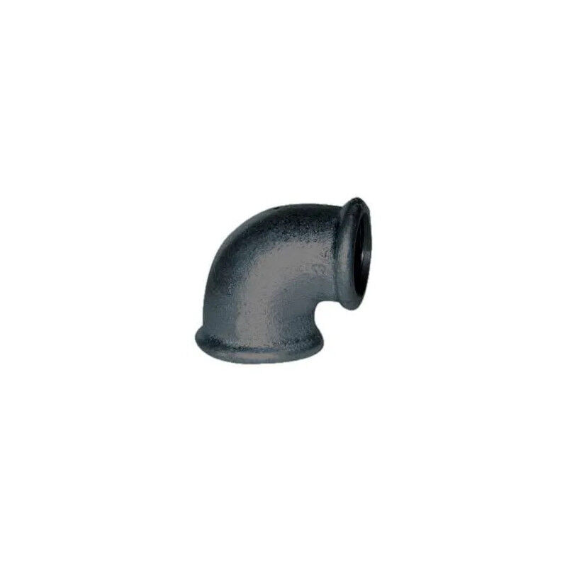 foto del prodotto gomito malleabile 90 nero, 15x21, femmina