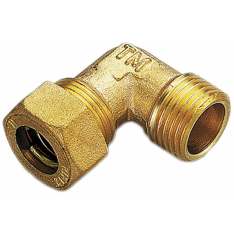 foto del prodotto gomito maschio 1 2 14 per rame con oring