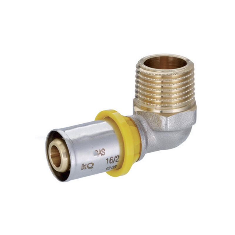 foto del prodotto gomito maschio 1 2x20 x multistrato gas