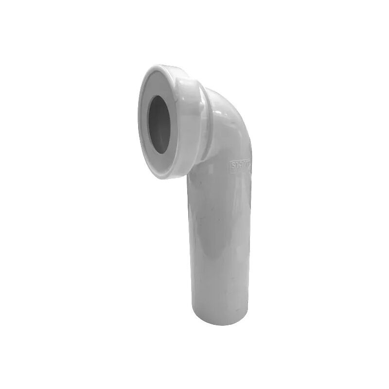 immagine 0 del prodotto gomito maschio a 90 gradi wc diametro 100 per telaio di supporto con guarnizione di serraggio