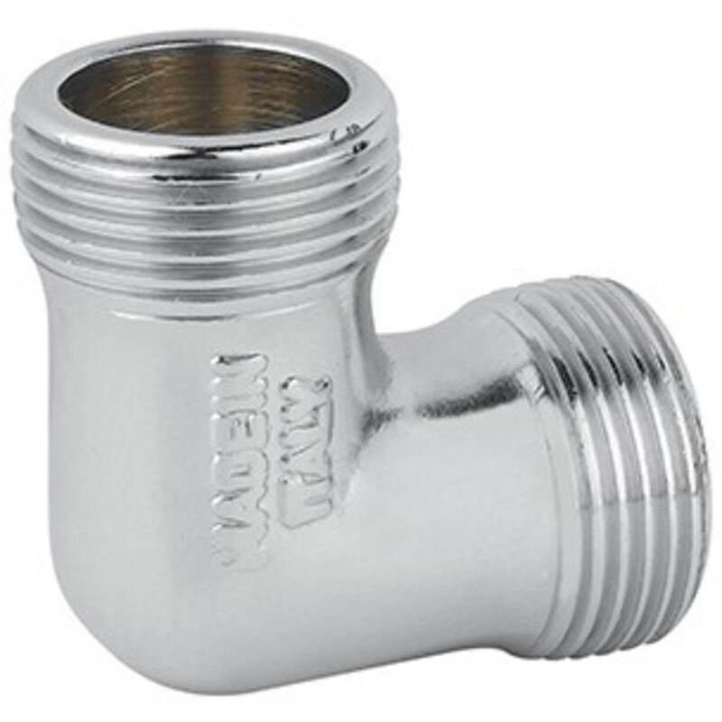 foto del prodotto gomito mm ottone cromo 3/8