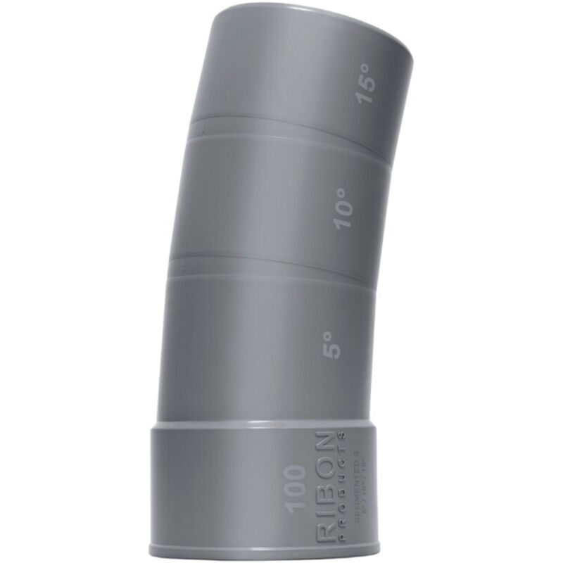 foto del prodotto gomito multiangolare in pvc 5 10 15 maschio femmina diametro 100 mm