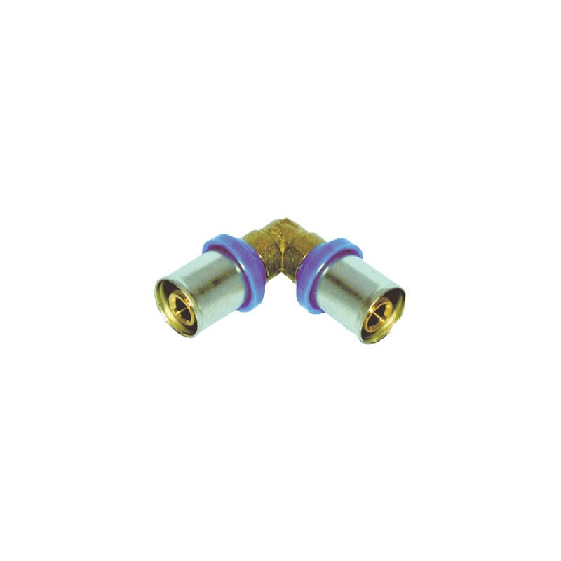 foto del prodotto gomito multistrato pressare bampi ottone mm 16
