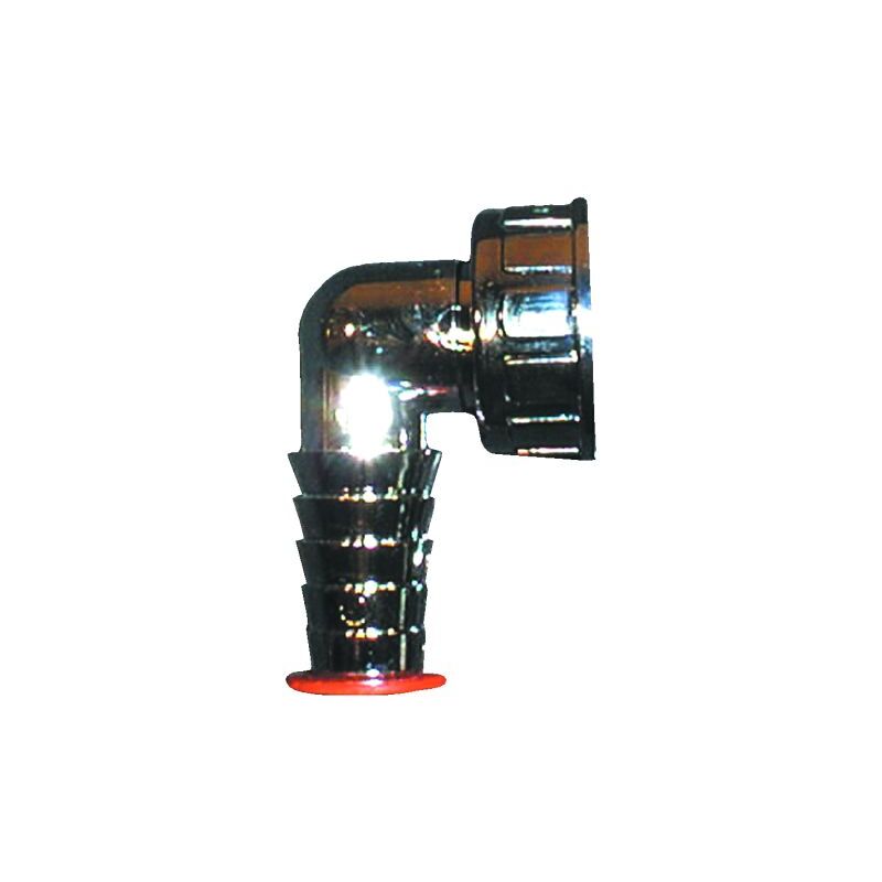 foto del prodotto gomito portagomma cromato per lavatrice 1 x3 4 con o ring