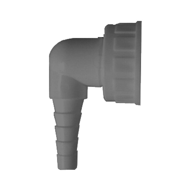 foto del prodotto gomito portagomma grigio per lavatrice 1x3 4