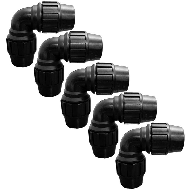 foto del prodotto gomito uguale pe 20mm pack x 5 offerta esclusiva