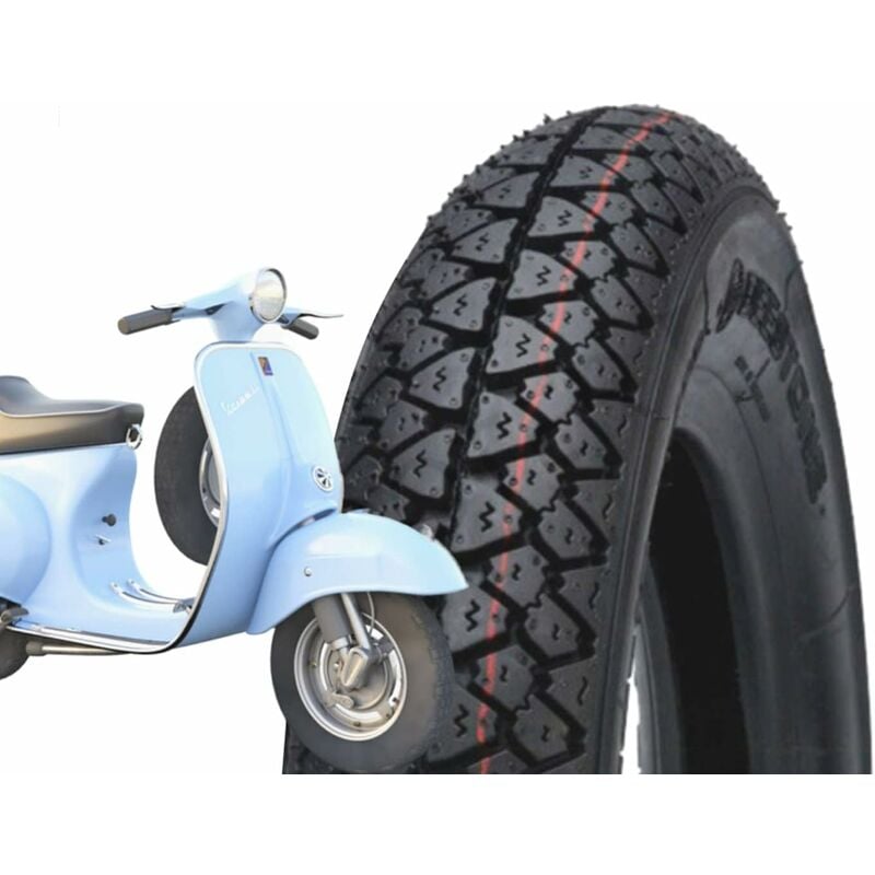 foto del prodotto gomma copertone 3.50 10 pneumatico vespa pe t5 51j world travel d795 e4 rinforzata 4pr