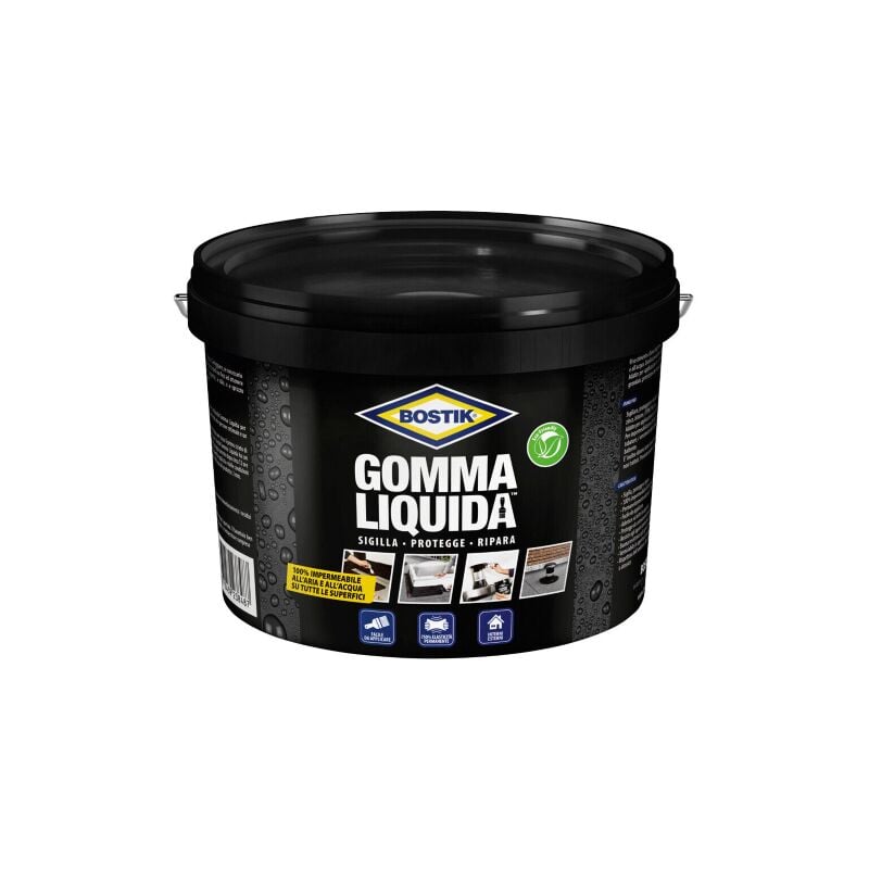 foto del prodotto gomma liquida rivestimento sigillante impermeabile riparazioni 5 lt 5 lt bostik