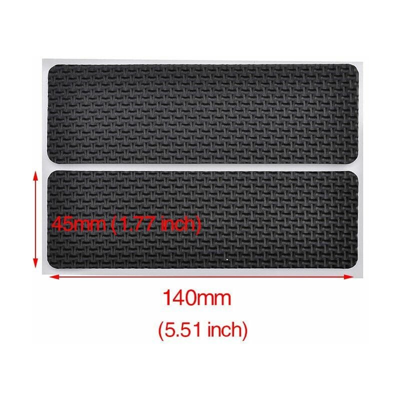foto del prodotto gommini adesivi per mobili cuscinetti sottosedie salva pavimento varie misure packaging 4 pcs rettangolo 45x140mm 