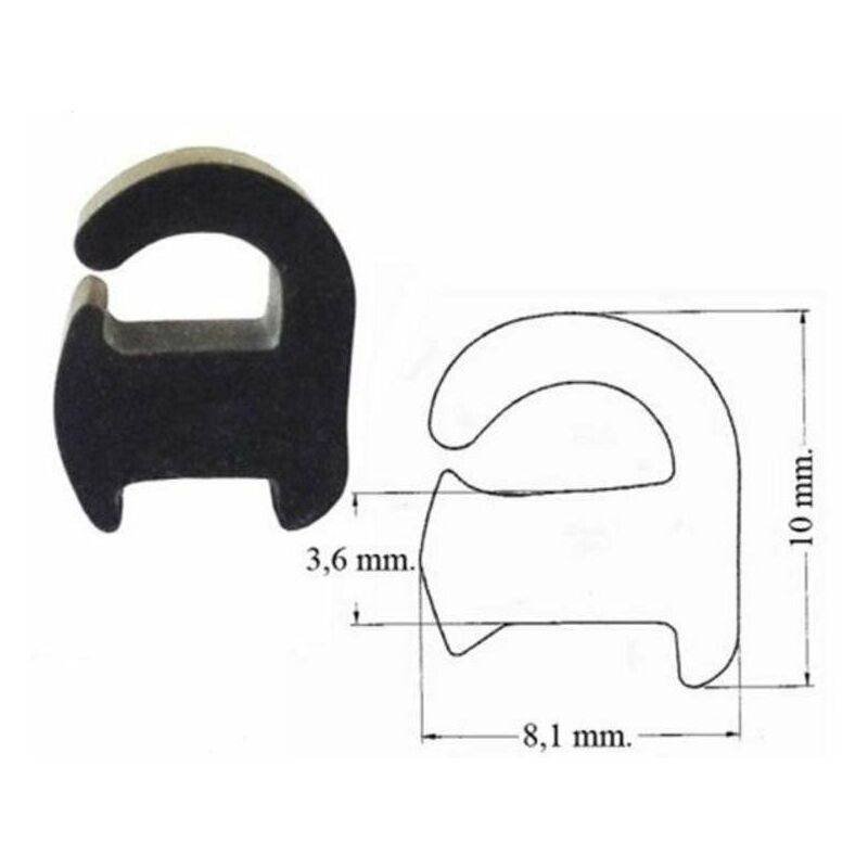 foto del prodotto gommino antigraffio per griglia cucina gas 4 pz universale franke p0001